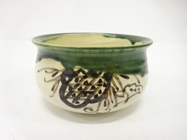 作家物　織部　建水